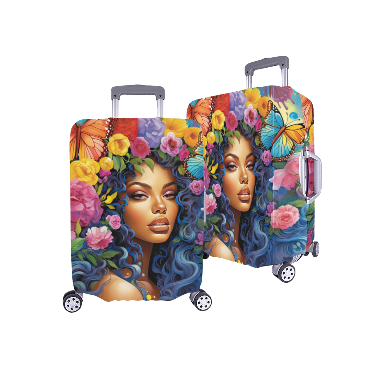 Blossoms & Butterflies Luggage Cover