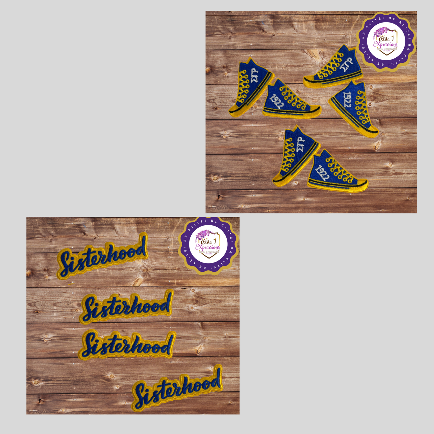 (SGRHO) Iron on/Sew on Patches, Embroidered Patch