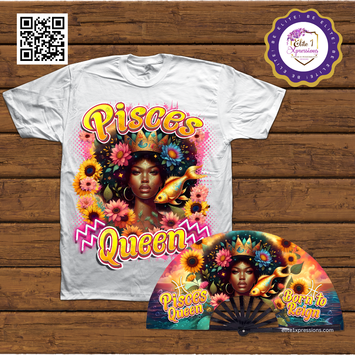 Cosmic Zodiac T~Shirt & Clack Fan Bundle