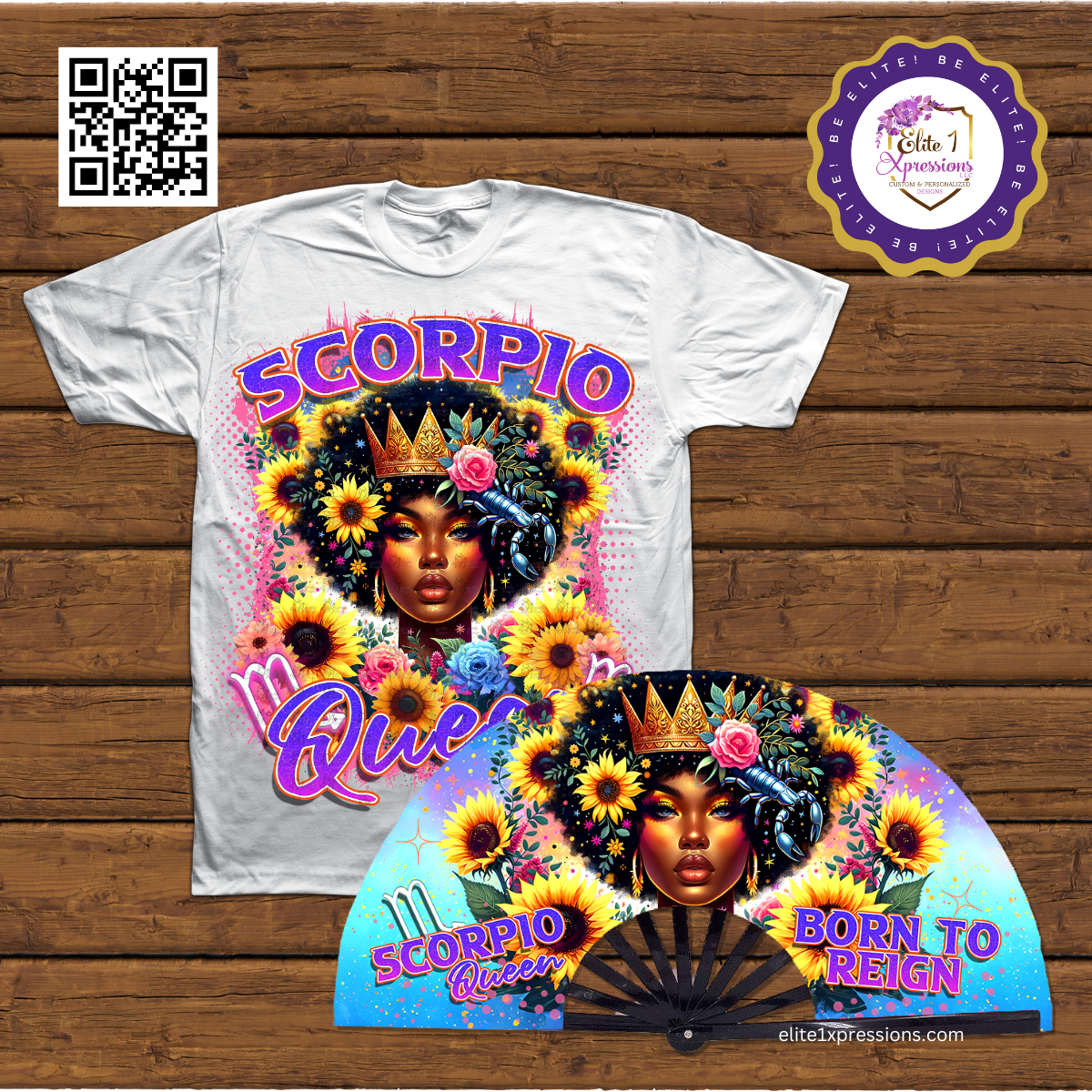Cosmic Zodiac T~Shirt & Clack Fan Bundle