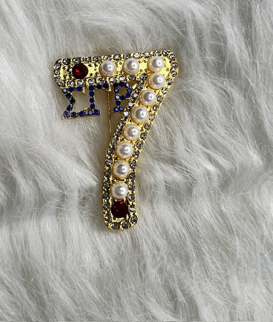 Brooch ~ Sigma Gamma Rho - Seven