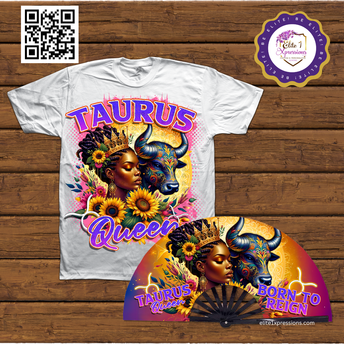 Cosmic Zodiac T~Shirt & Clack Fan Bundle