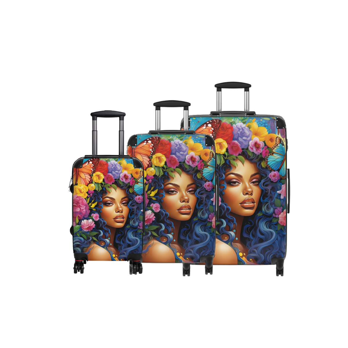 Blossoms & Butterflies- Cabin Suitcase