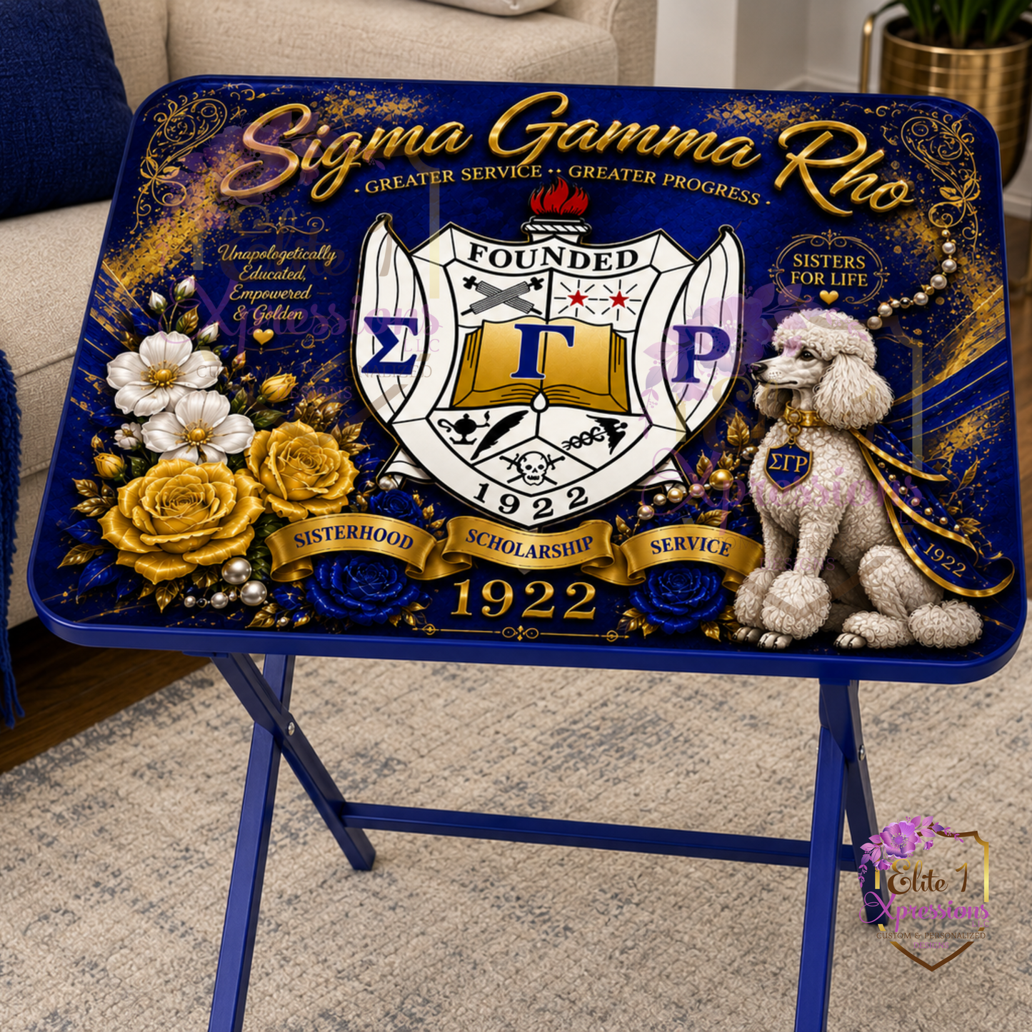 TV Tray Table ~ Sigma Gamma Rho (SGRHO)