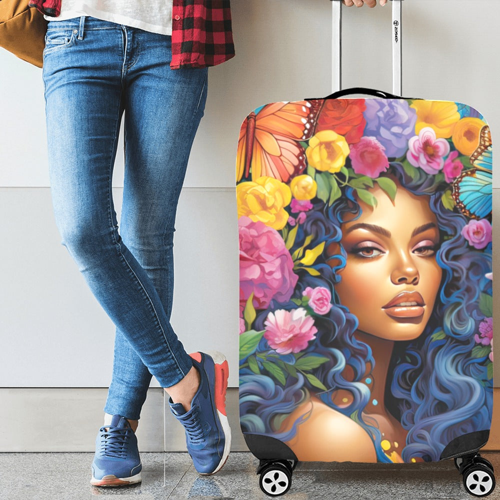 Blossoms & Butterflies Luggage Cover