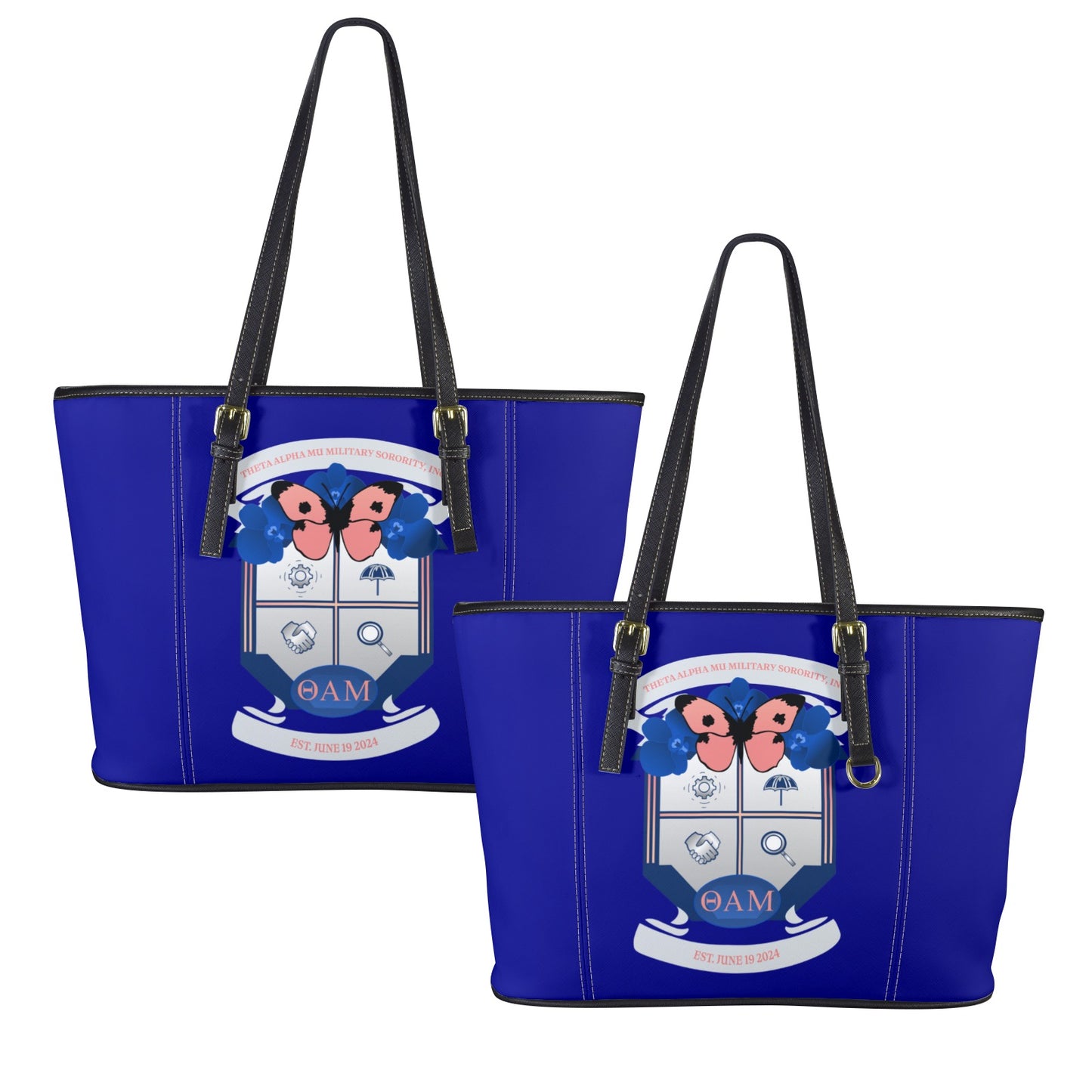 Theta Alpha Mu Shoulder Tote Bag
