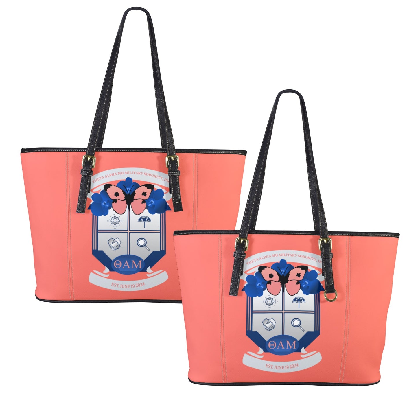 Theta Alpha Mu Shoulder Tote Bag
