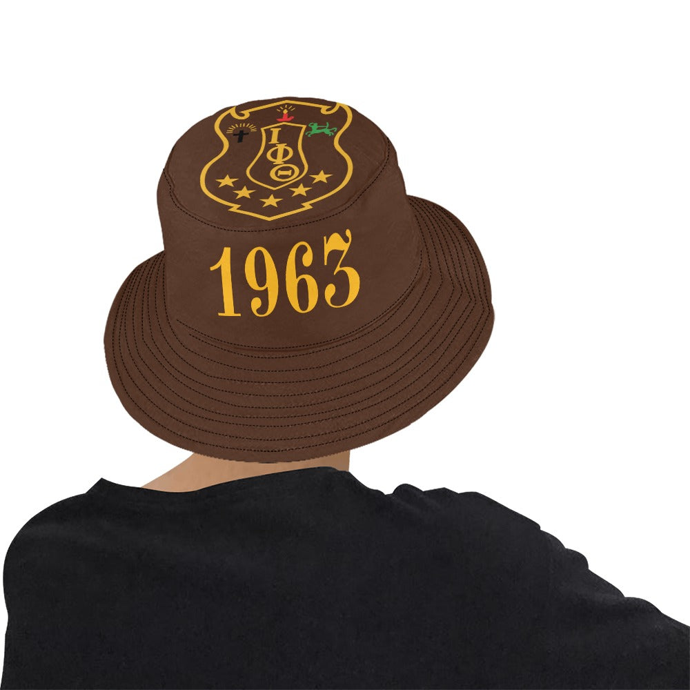 Bucket Hat  ~  Iota Phi Theta (Brown)