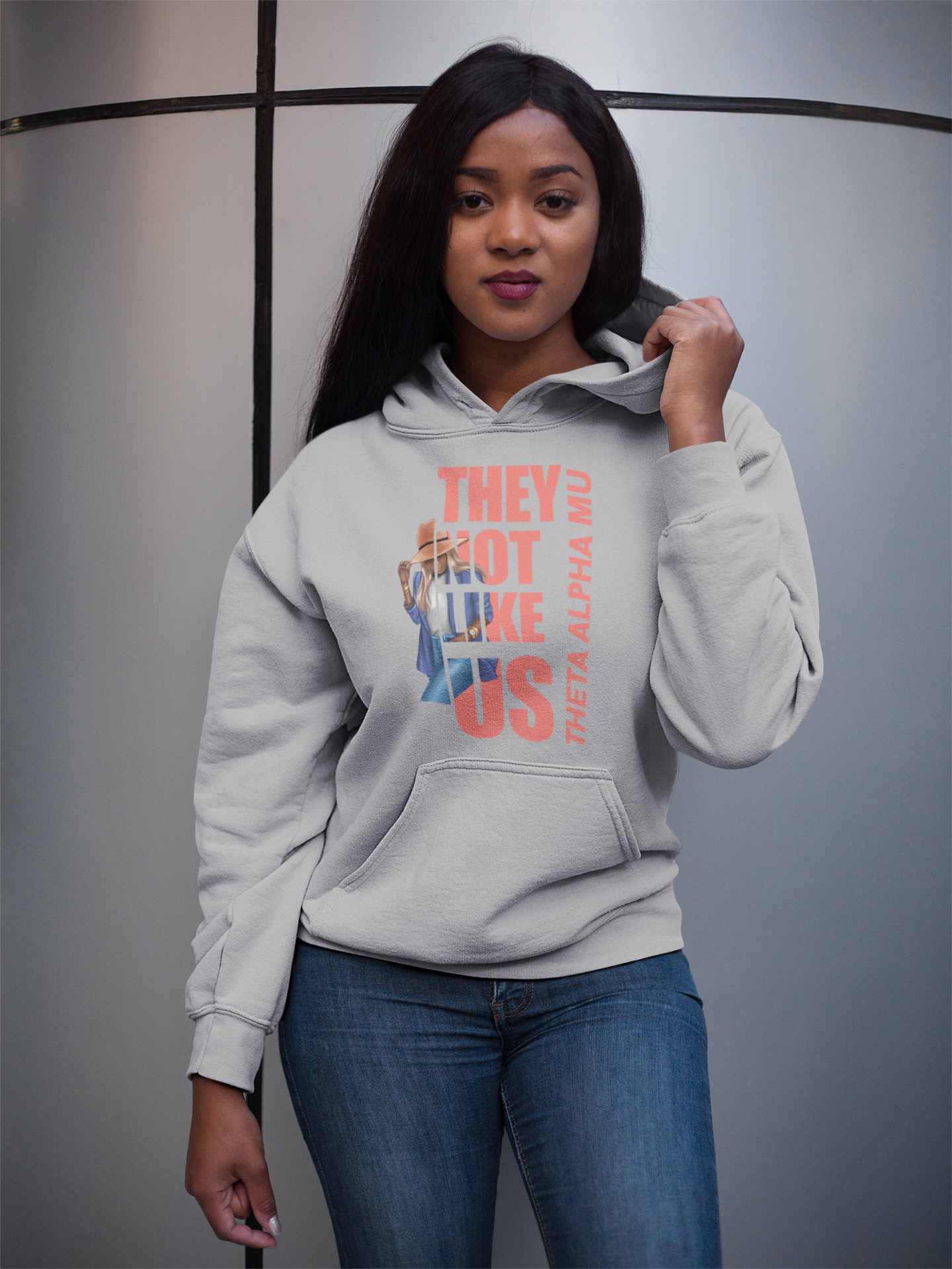 They Not Like Us Hoodie ~ Theta Alpha Mu