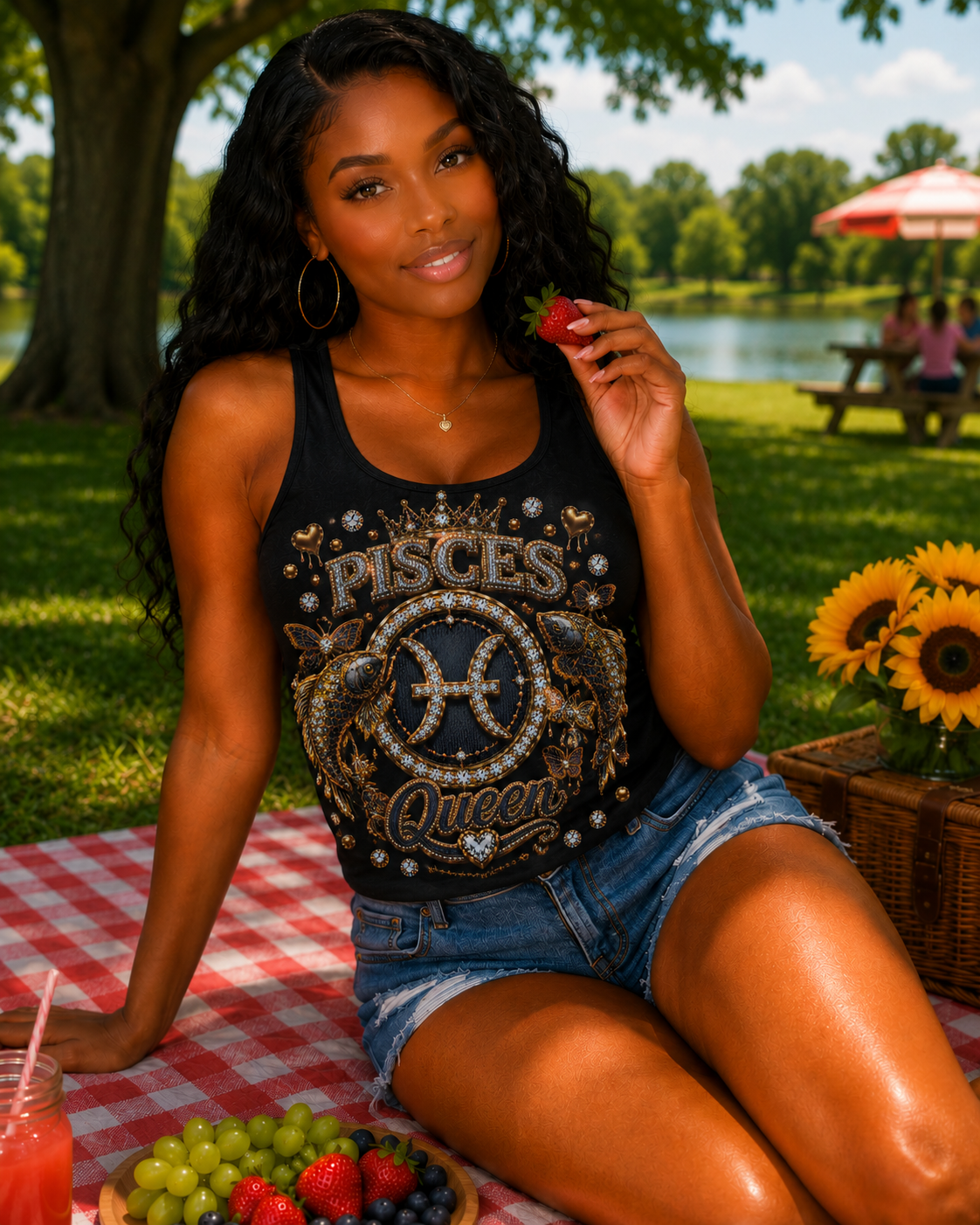 Zodiac Queen Heavy Cotton Tank Top