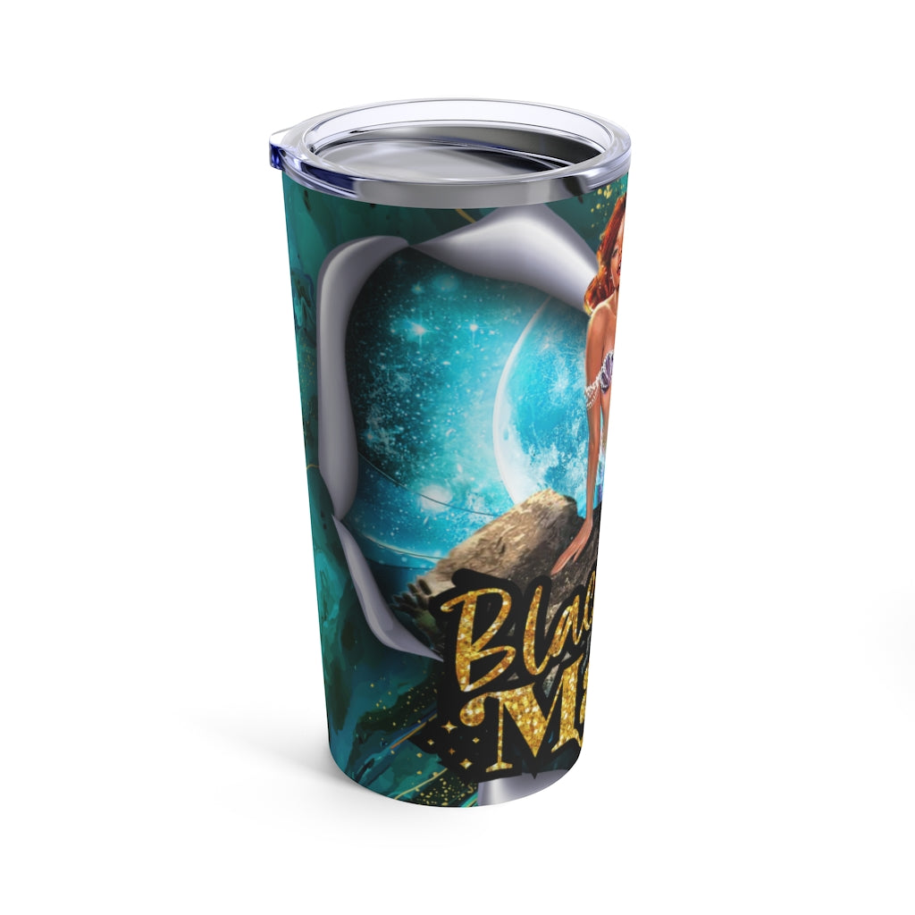 Black Girl Magic Mermaid Tumbler 20oz