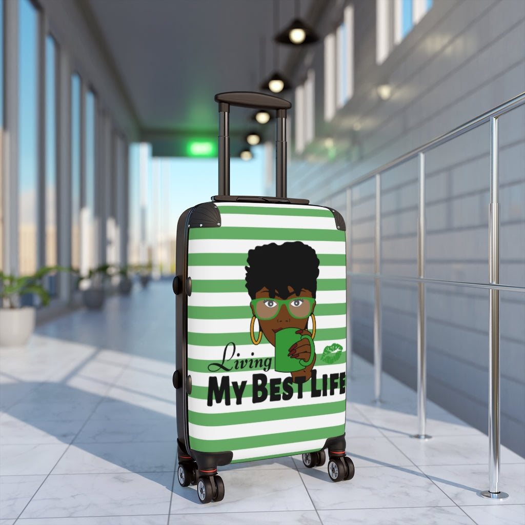 Living My Best Life "Green" Cabin Suitcase