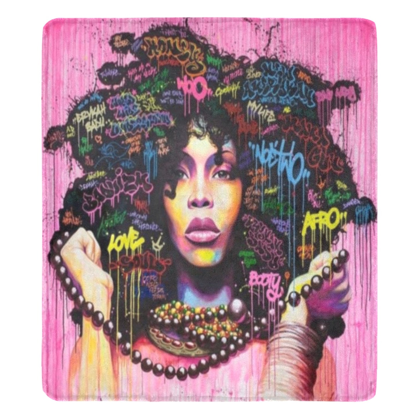 Fleece ~ Beaded Vibes Soft Blanket