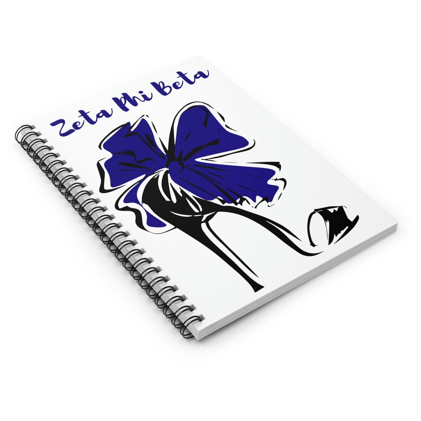 Zeta Phi Beta Spiral Notebook - Ruled Line
