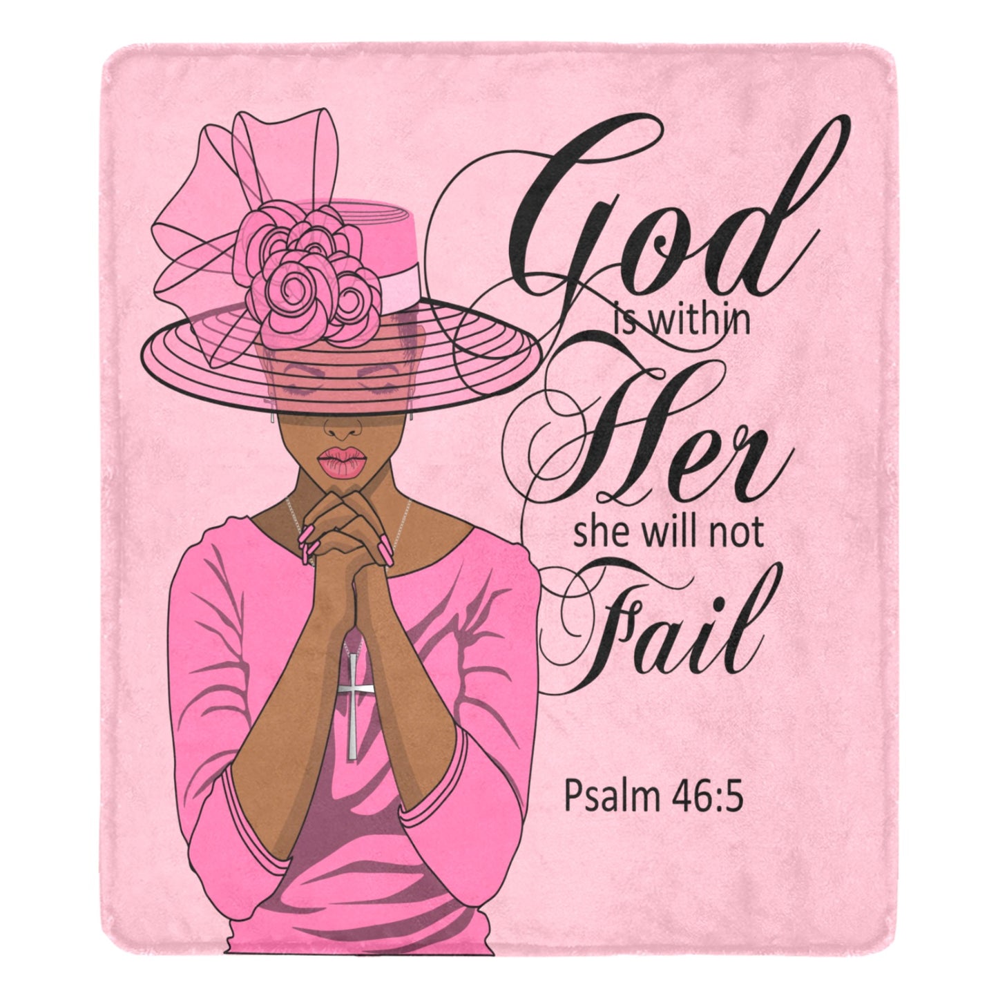 Fleece ~Psalms 46:5 Ultra Soft Blanket