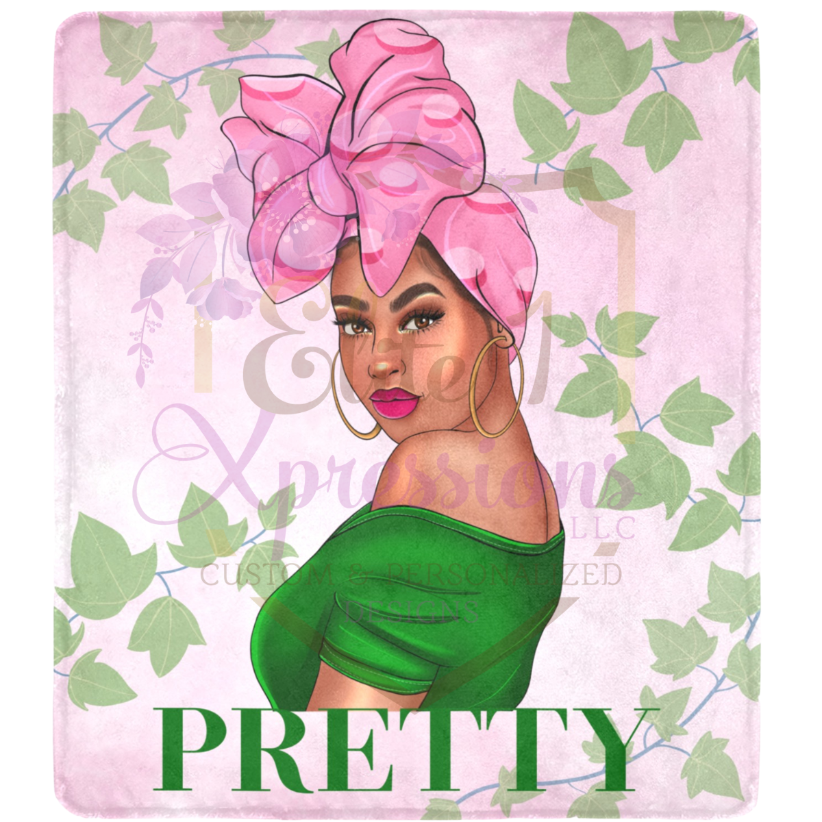 Pretty v2 Fleece Blanket