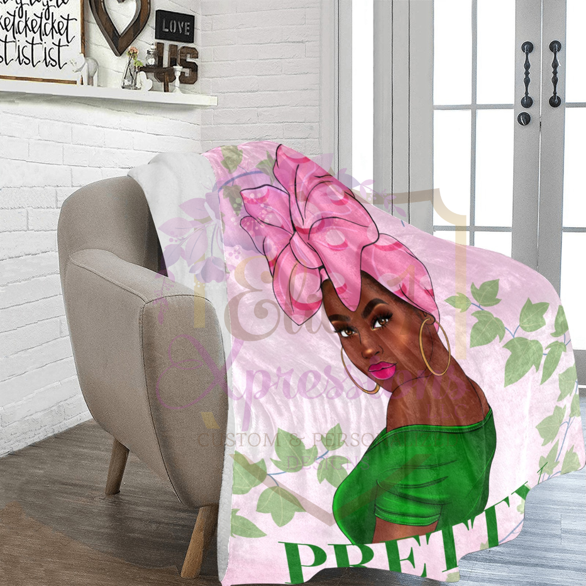 Pretty v2 Fleece Blanket