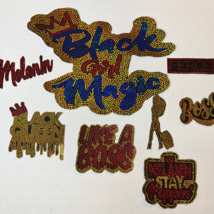 Camouflage Patch Jacket ~ Black Girl Magic