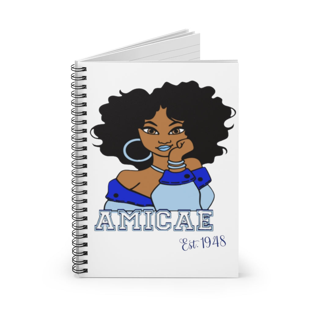 Spiral Notebook ~ Amicae (Est. 1948) - Ruled Line