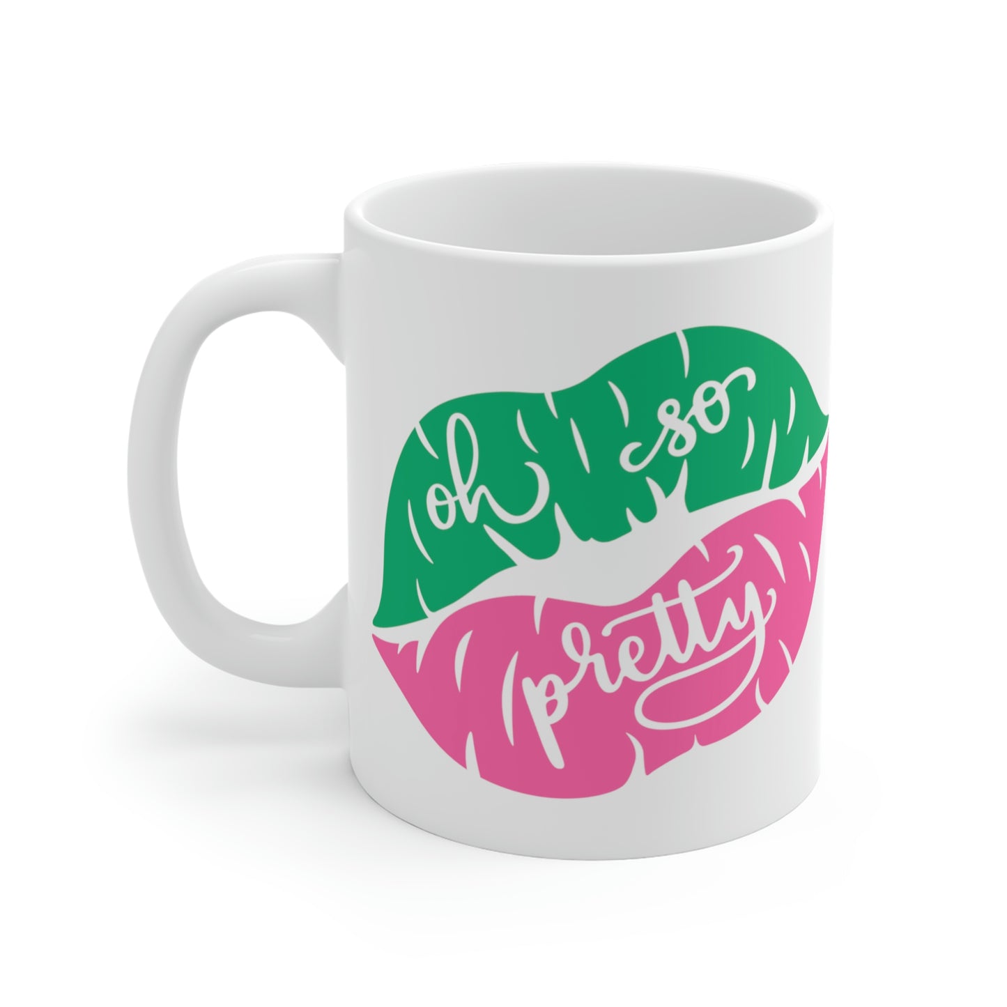 Pretty Girl Lips Ceramic Mug