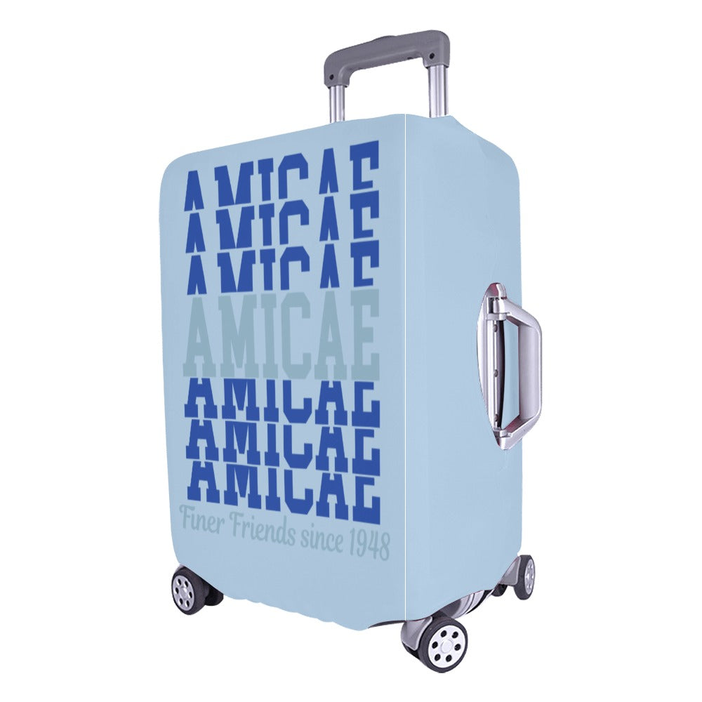 Luggage Cover ~ Amicae "Stacked Letter"