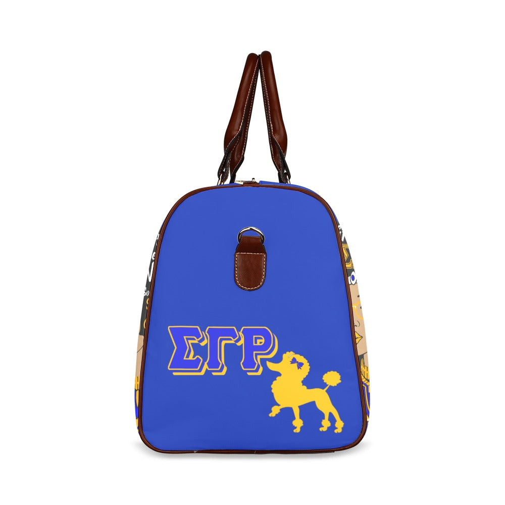 SGRHO Head Shot Travel Bag - Brown Handle