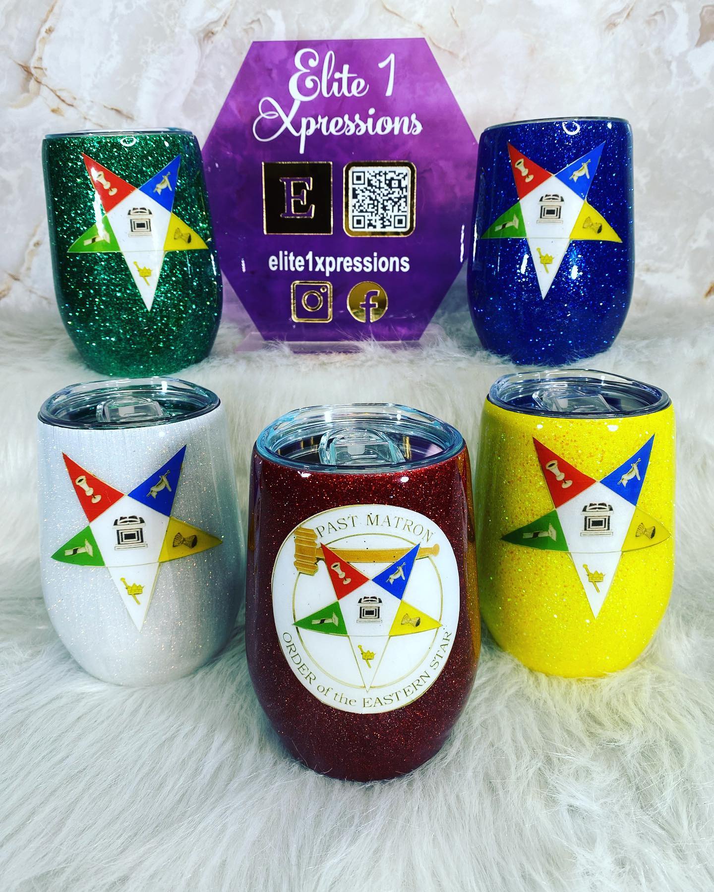 OES Wine Tumbler Set ~ 5 Piece