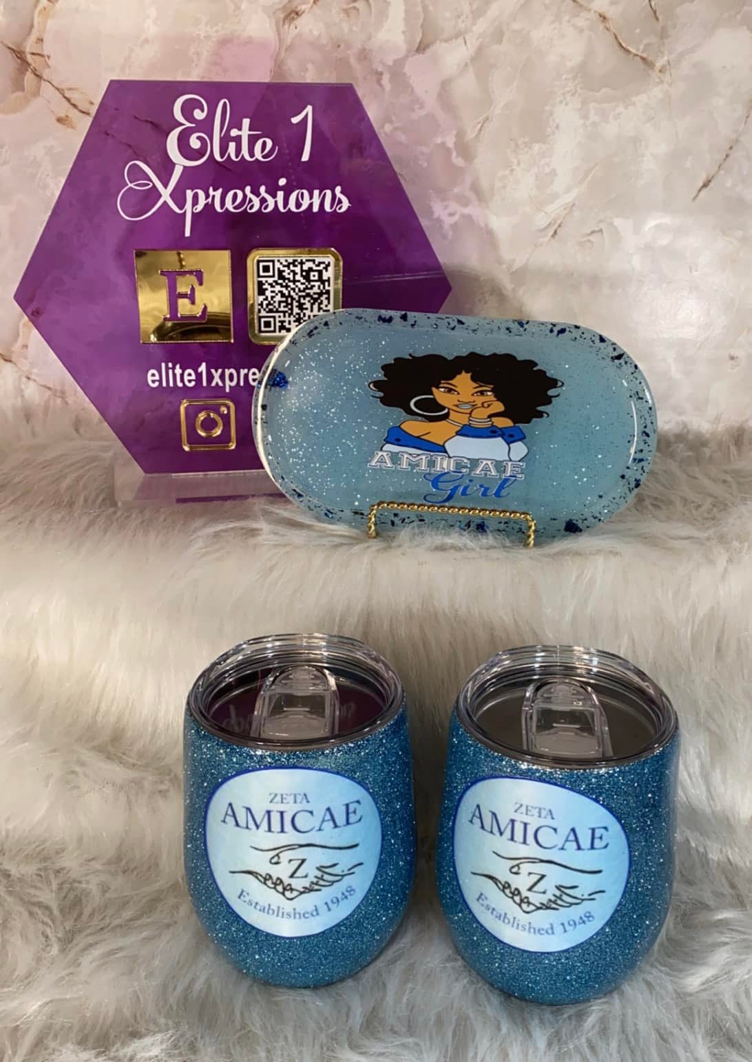 Tumbler ~ Amicae Wine 15oz