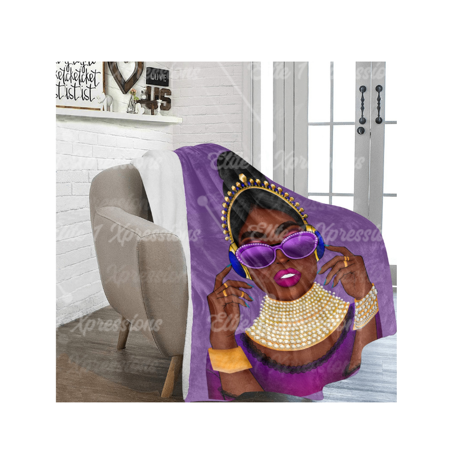 Fleece ~ Pearls Ultra Soft Blanket