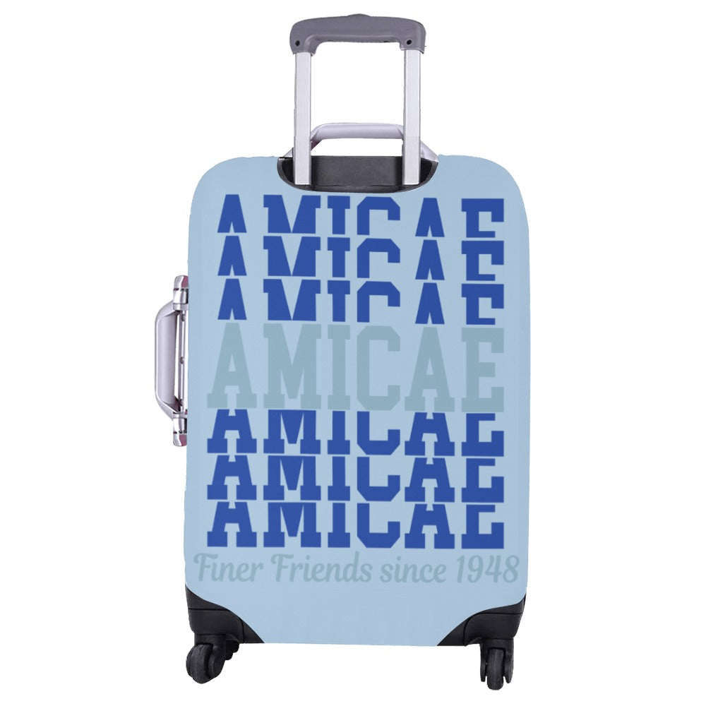 Luggage Cover ~ Amicae "Stacked Letter"
