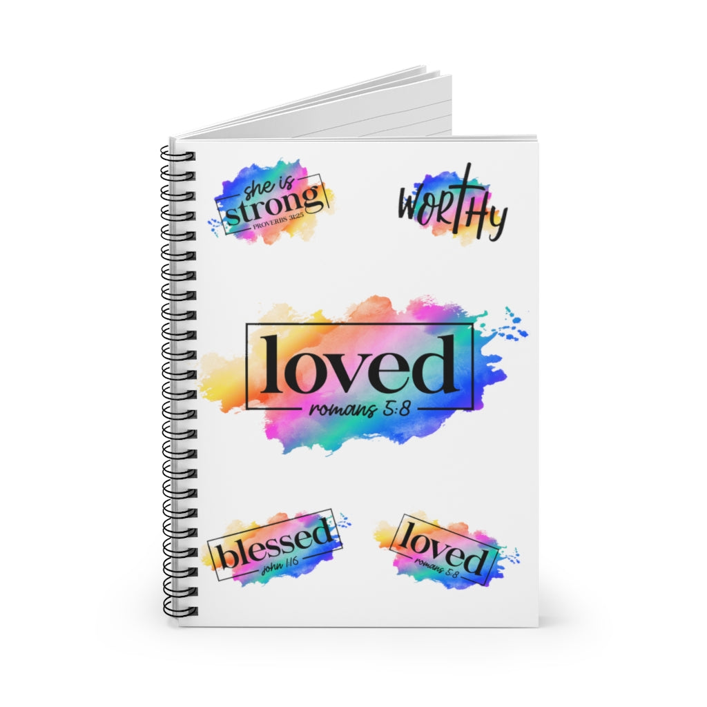 Loved Spiral Notebook - Ruled Line