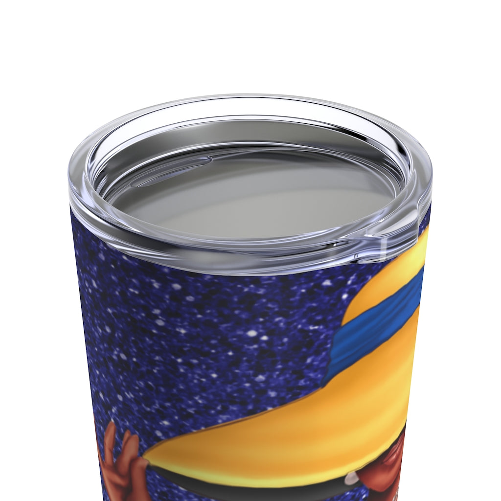 Lady in Golden Yellow Tumbler 20oz