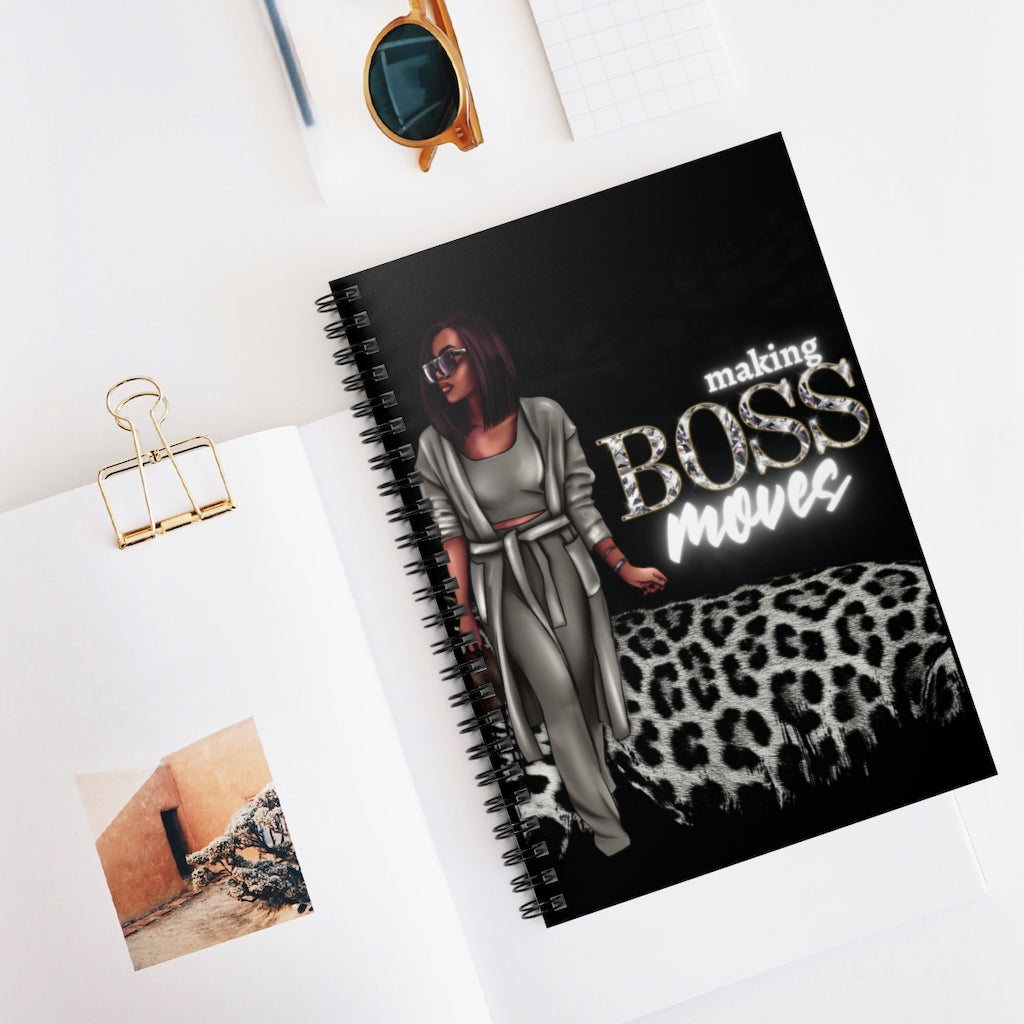 BOSS Moves Spiral Notebook