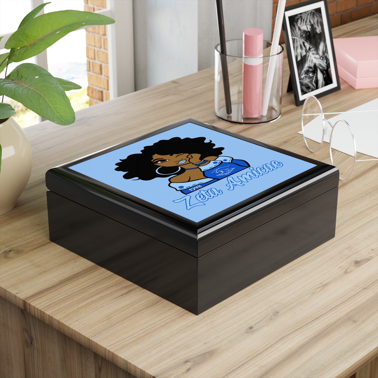 Jewelry Box - Zeta Amicae "I See You" Baby Blue
