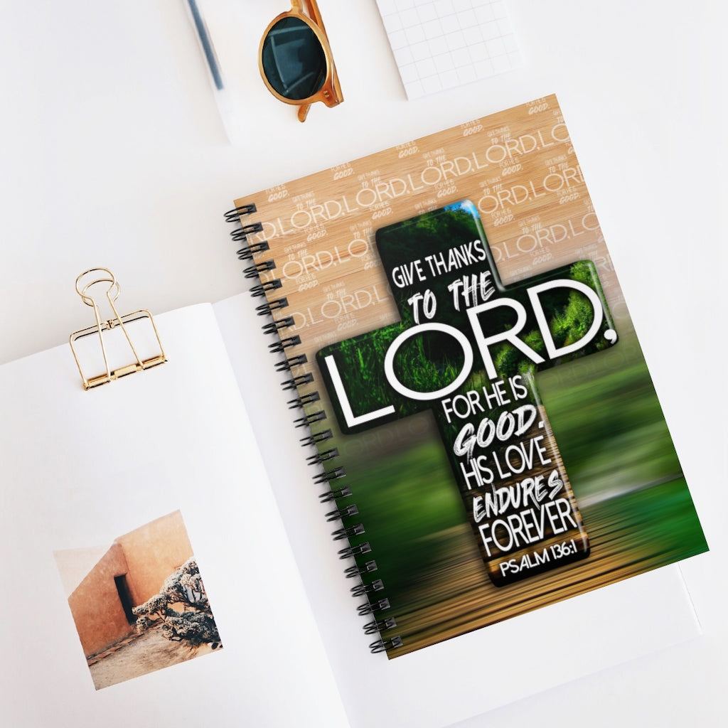 Give Thanks Spiral Notebook