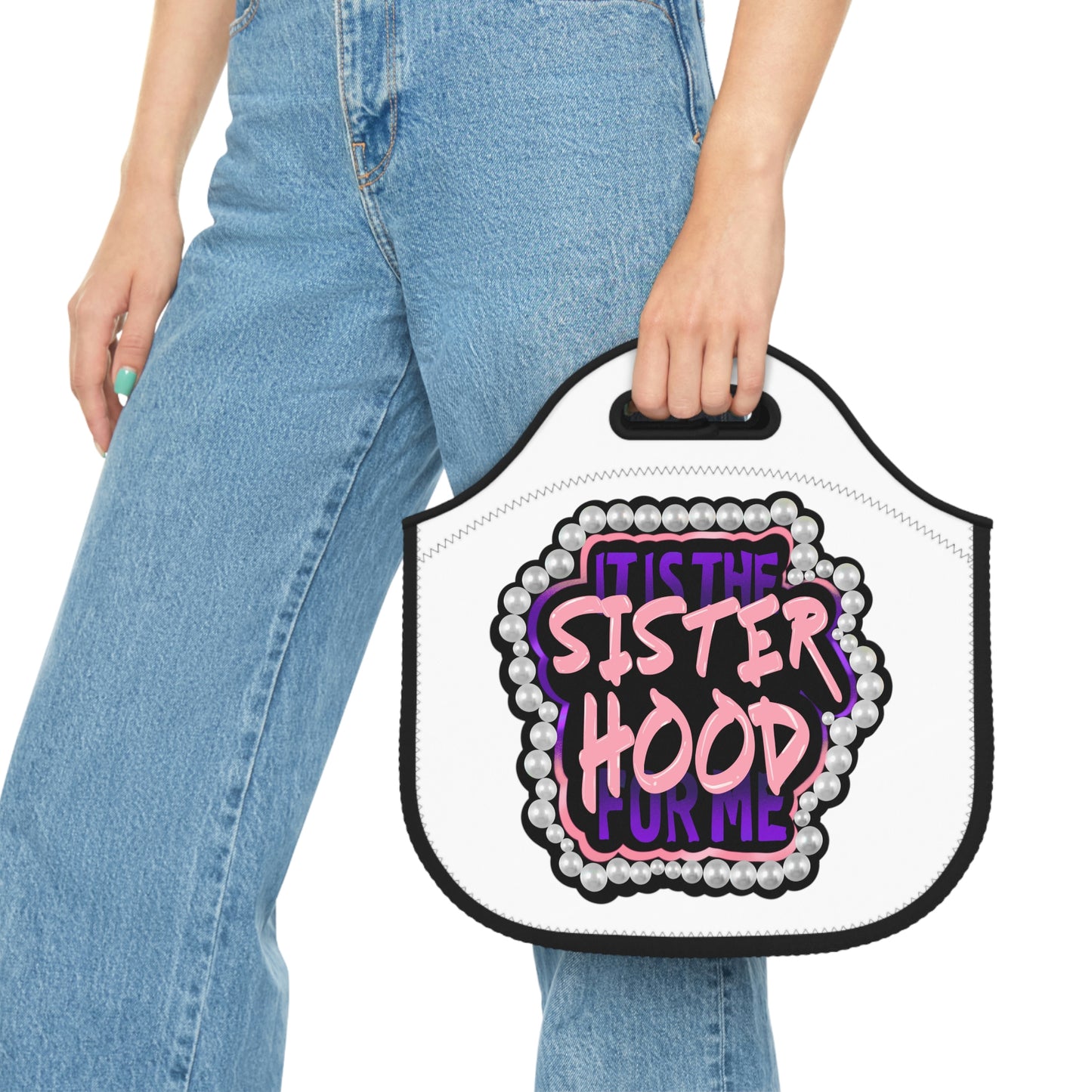 It's the Sisterhood (Purple & Pink) Neoprene Lunch Bag