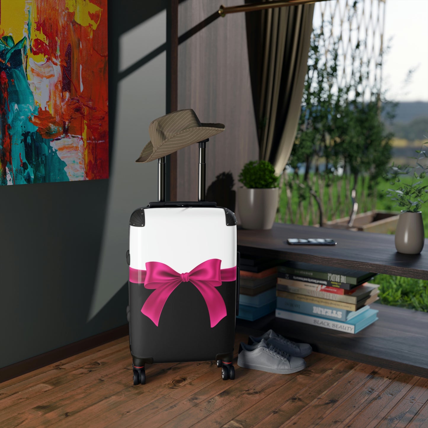 Pink Bow Cabin Suitcase