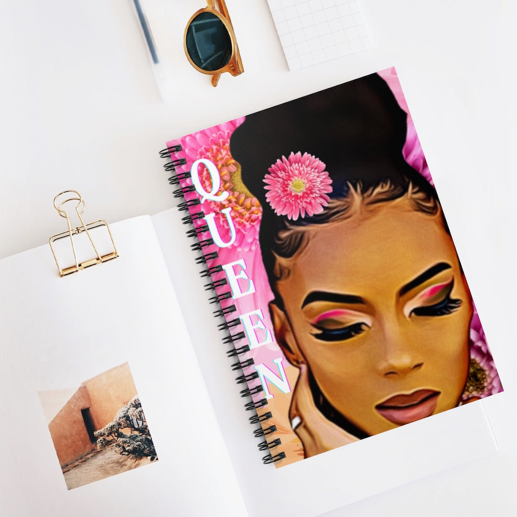 Queen Spiral Notebook