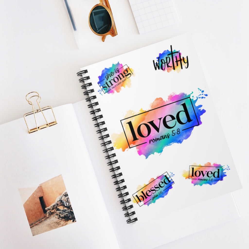 Loved Spiral Notebook - Ruled Line