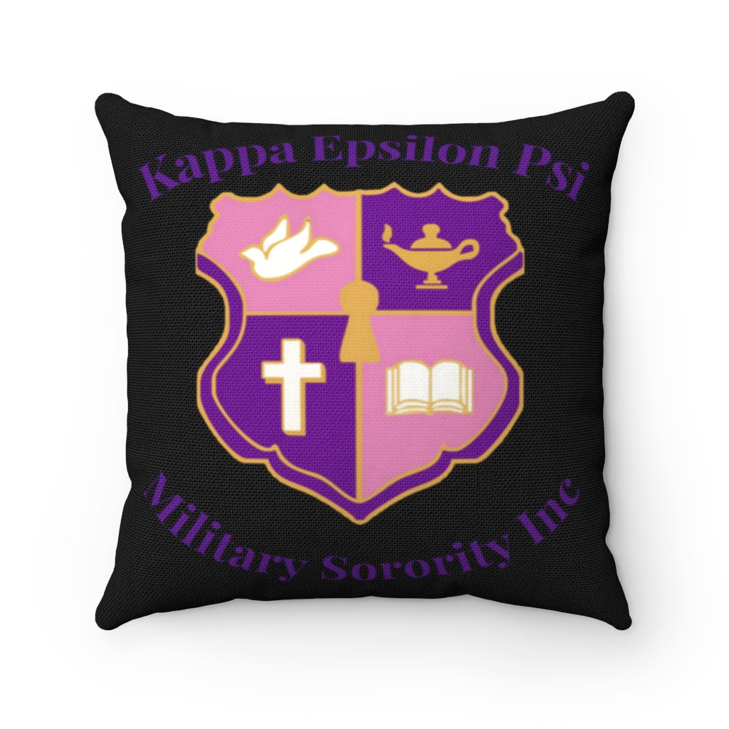 Pillow ~ ΚΕΨ Black Throw Pillow