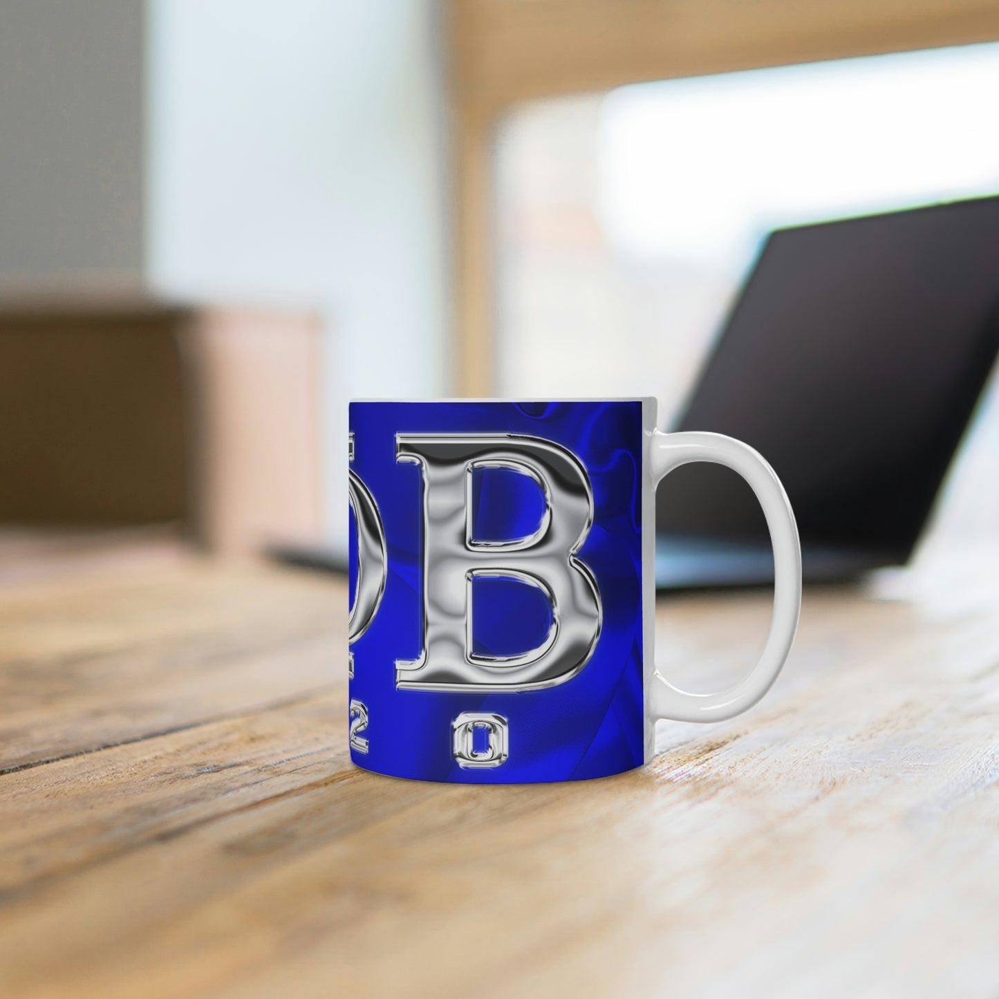 Zeta Ceramic Mug (Royal Blue)
