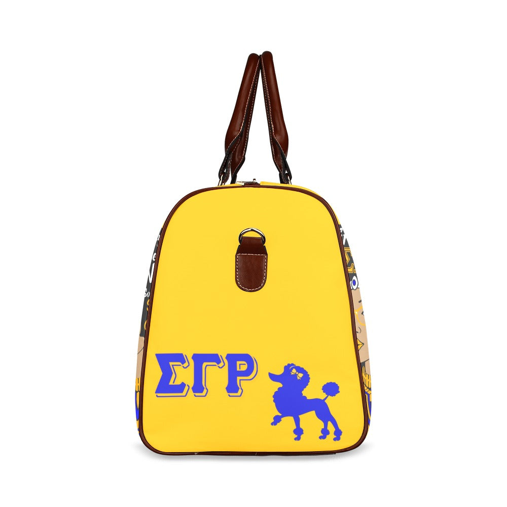 SGRHO Head Shot Travel Bag - Brown Handle