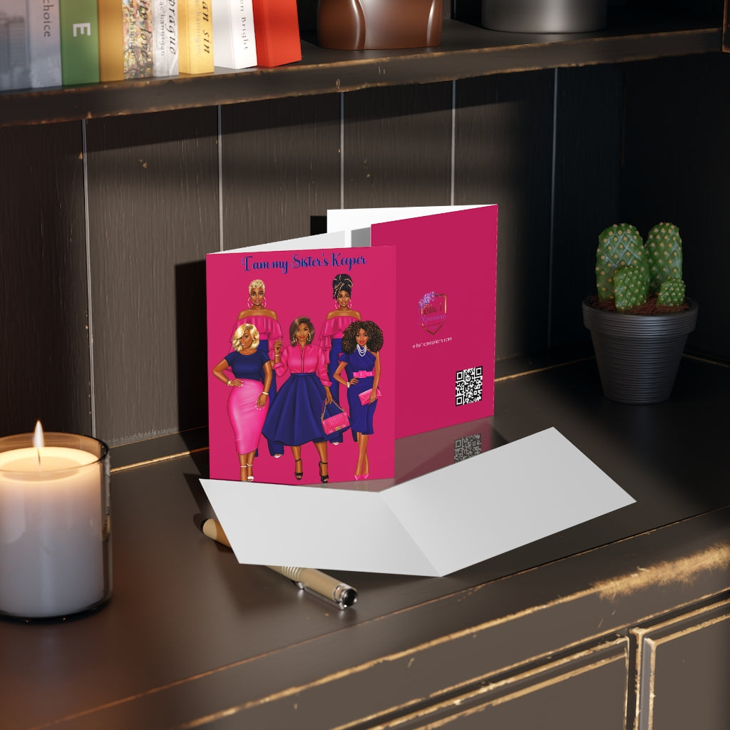 Greeting cards ~ Fuchsia (8, 16, 24 pcs)