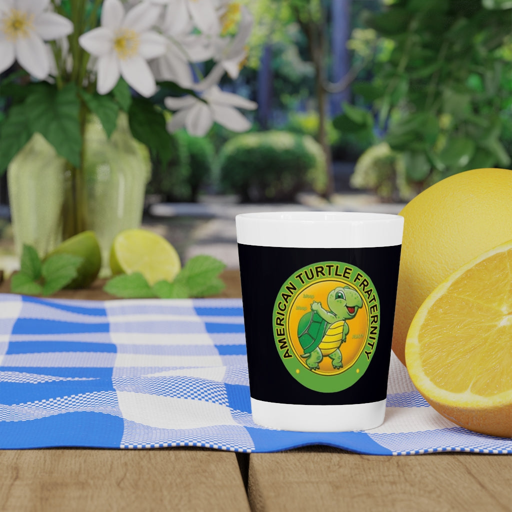 American Turtle Fraternity Shot Glass (Black)