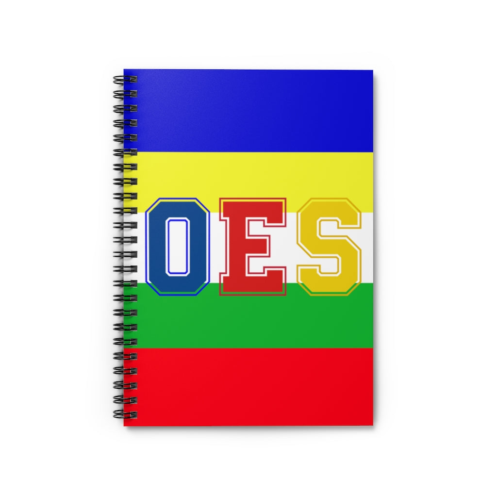 OES ~ Eastern Star Spiral Notebook