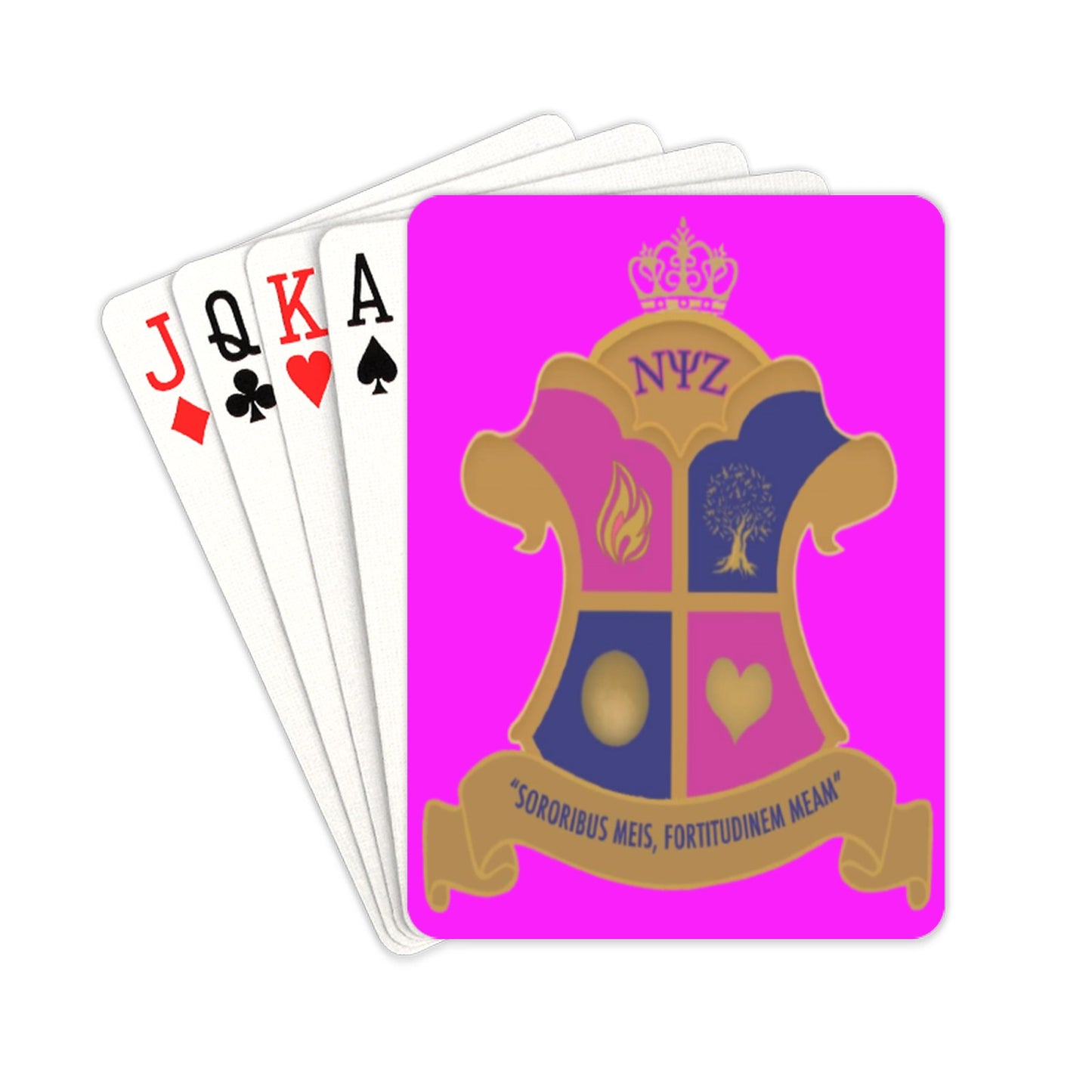Nu Psi Zeta Playing Cards