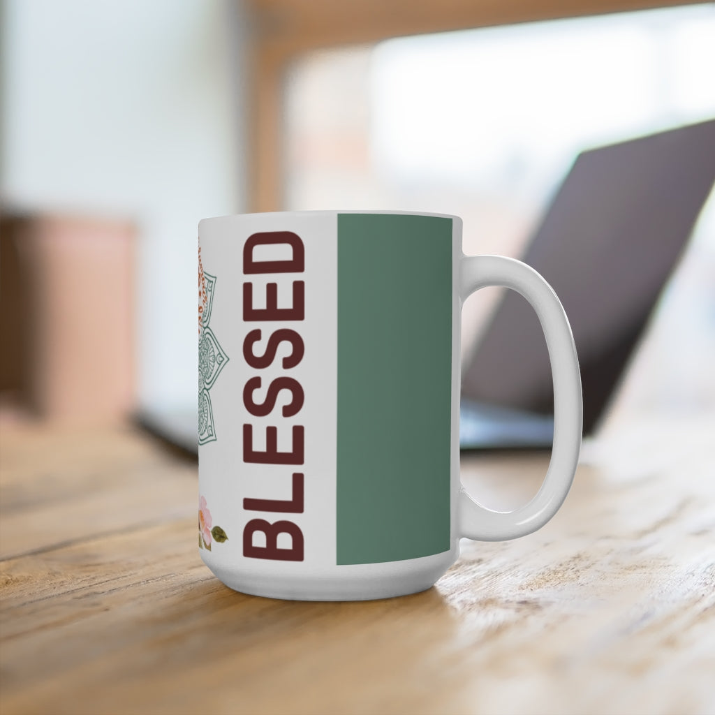 Blessed (Green) Ceramic Mug