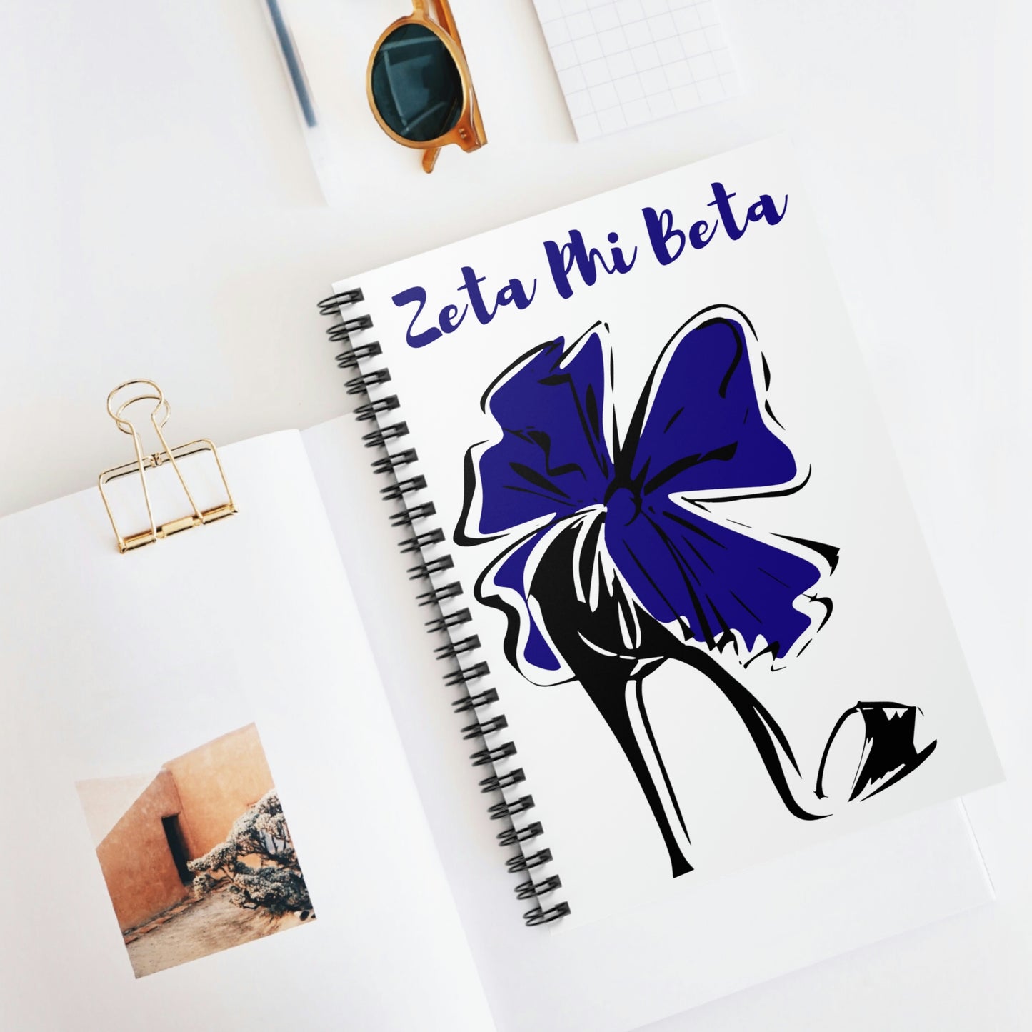 Zeta Phi Beta Spiral Notebook - Ruled Line