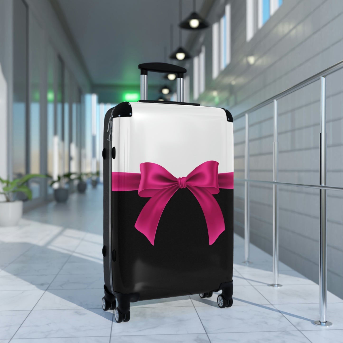Pink Bow Cabin Suitcase