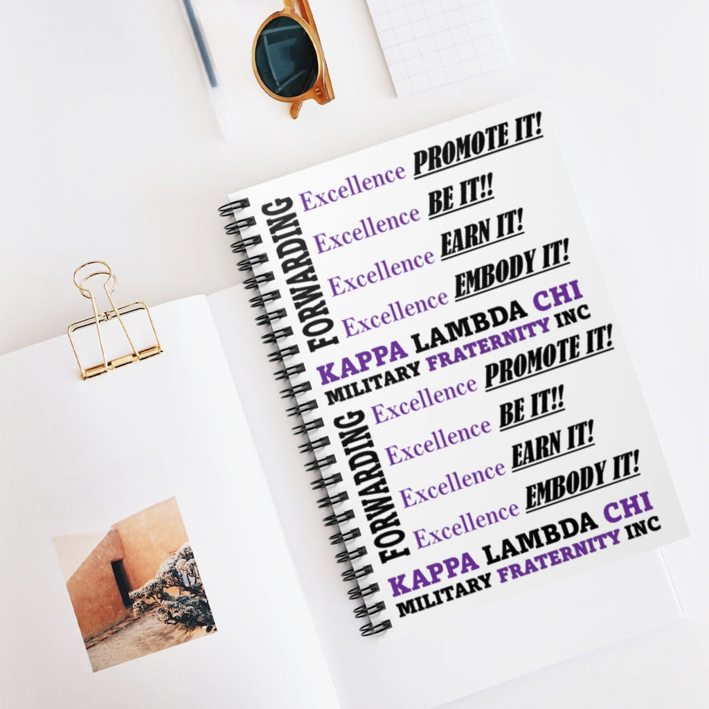 KLC Excellence (White) Spiral Notebook